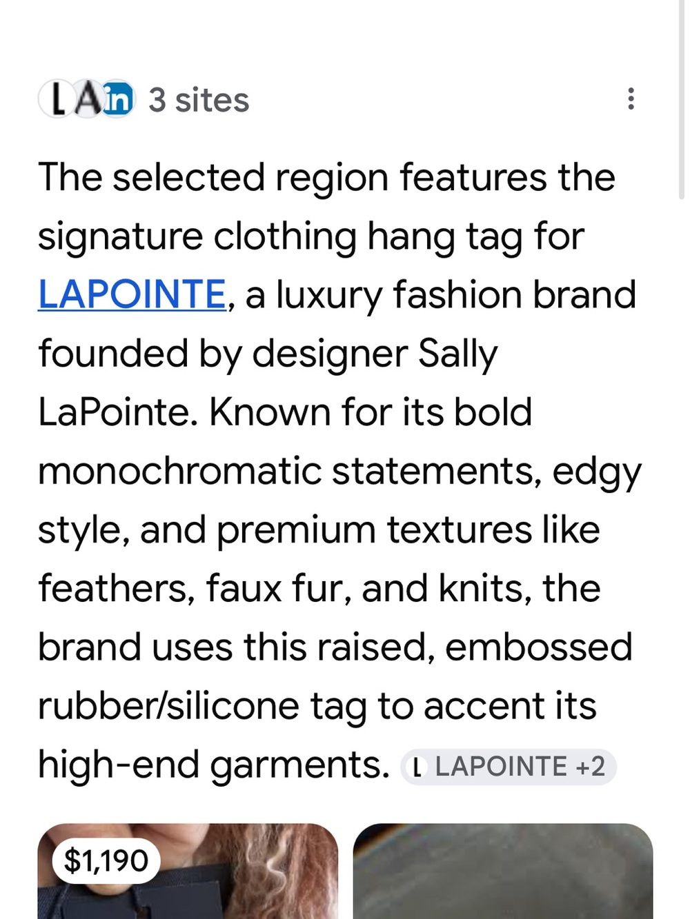 Sally LaPointe Pink Fuzzy V-Neck Sweater - Picture 7 of 8